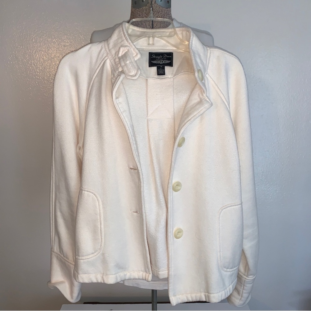 Straight Down Womens Button Down Sweater Size Med… - image 1